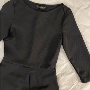 Zara Black Basic Dress